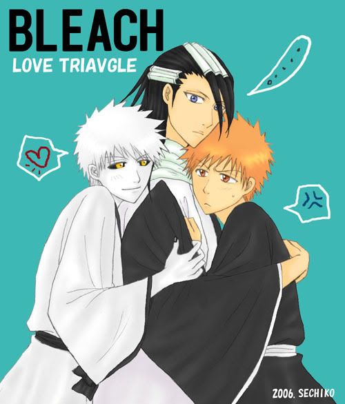 IchigoxByakuyaxHIchigo001.jpg Photo by Bleach_Fanart_album Photobucket
